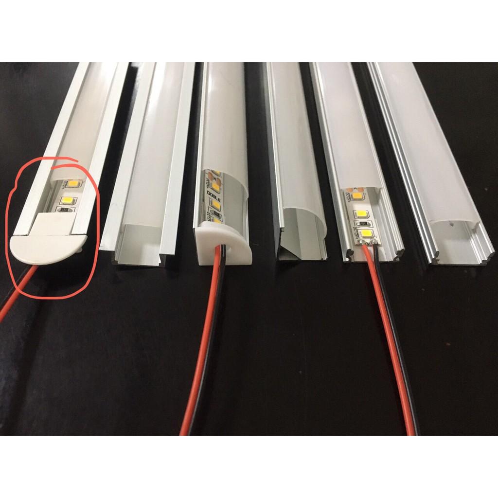 Thanh nhôm U âm định hình UT22-6mm đã gồm Led 10w/m, Dạng U âm, Dùng điện 12V.