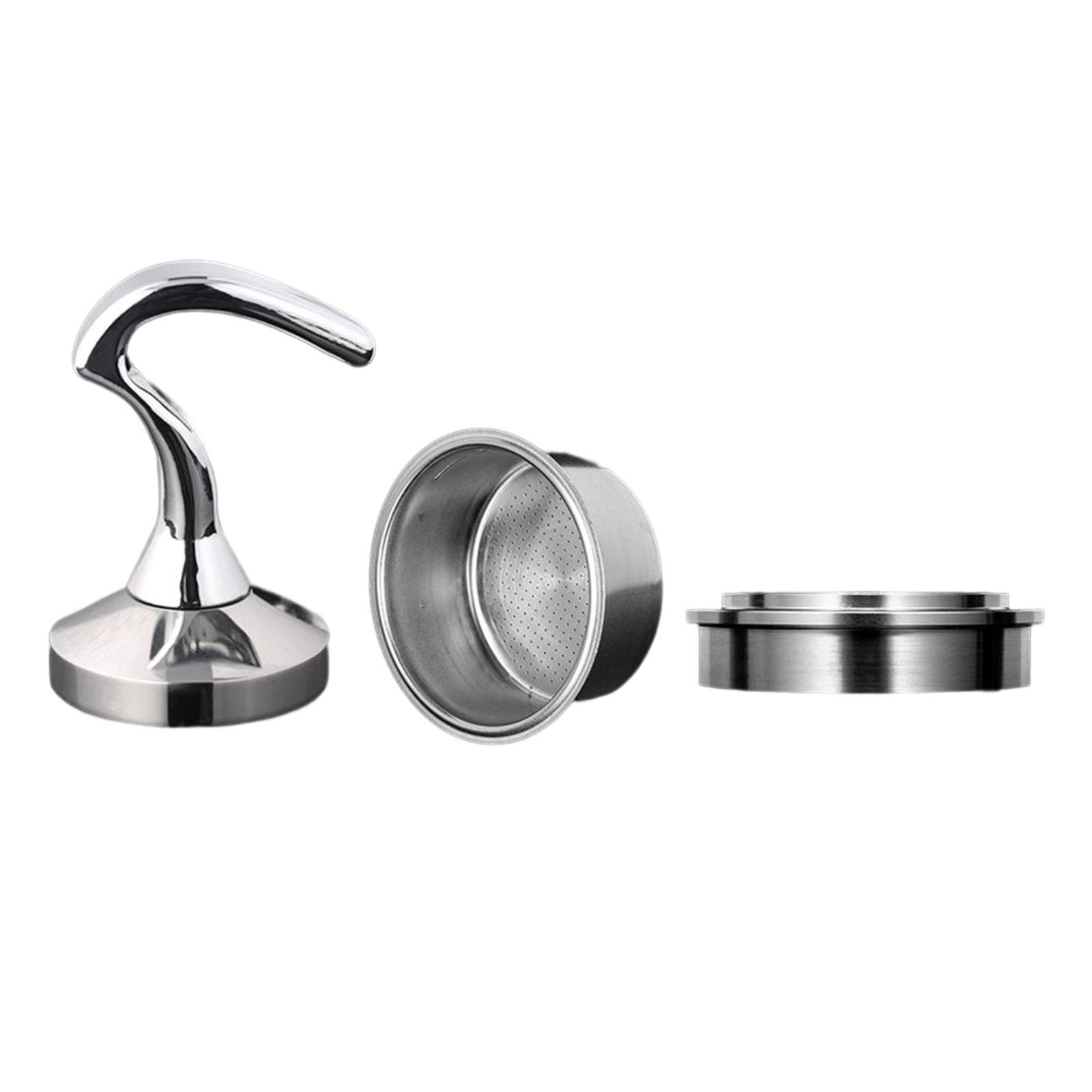 3 Pieces Coffee Distributor Tamper Coffee Machine Parts for Kitchen Bar Restaurant