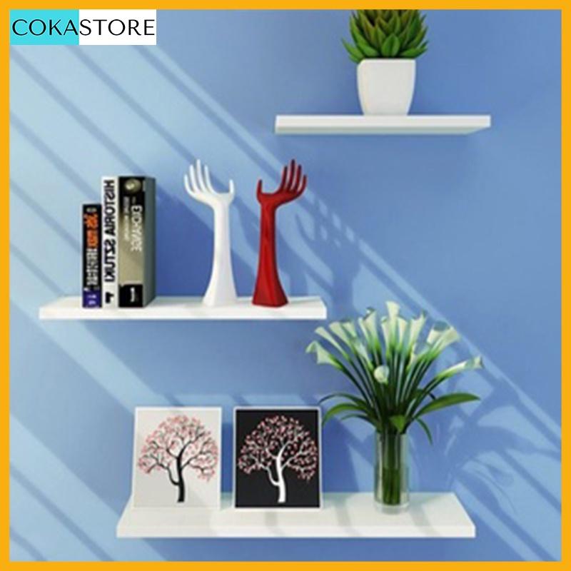 Kệ Gỗ Trang Trí Treo Tường 1 Thanh 80cm Đến 120cm Kết Âm Tường Màu Sắc Đa Dạng