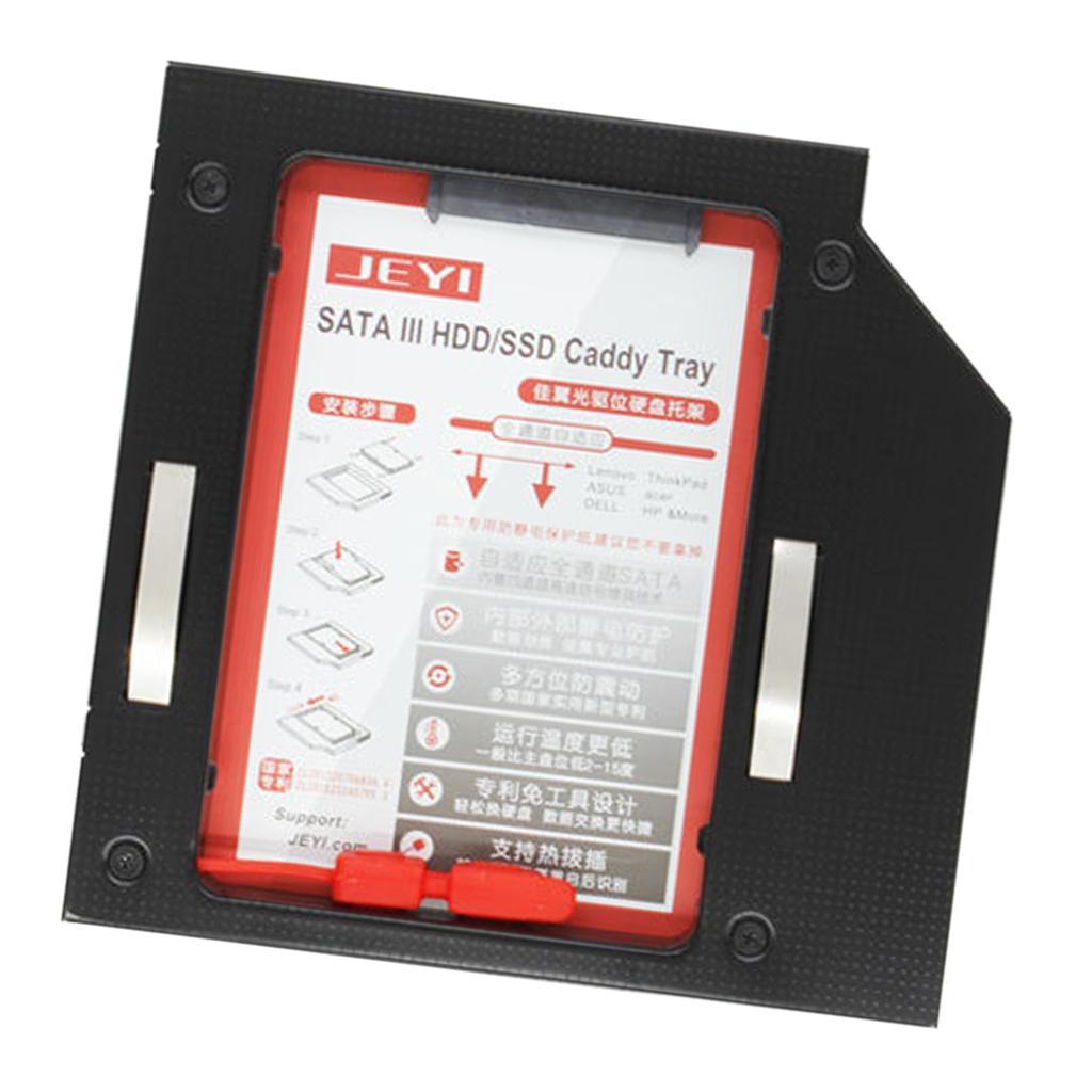 2.5'' 12.7mm  SSD HDD   Tray Aluminum Optical Drive Bay