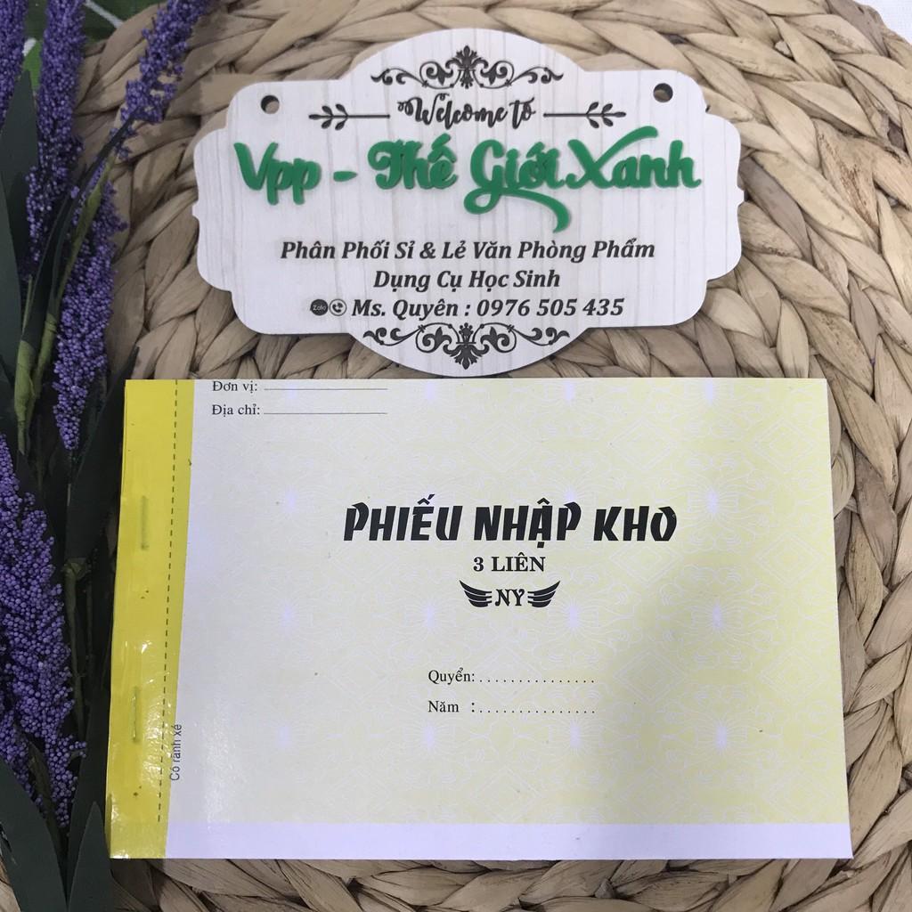 PHIẾU NHẬP KHO 3 LIÊN(150TỜ) (Y)