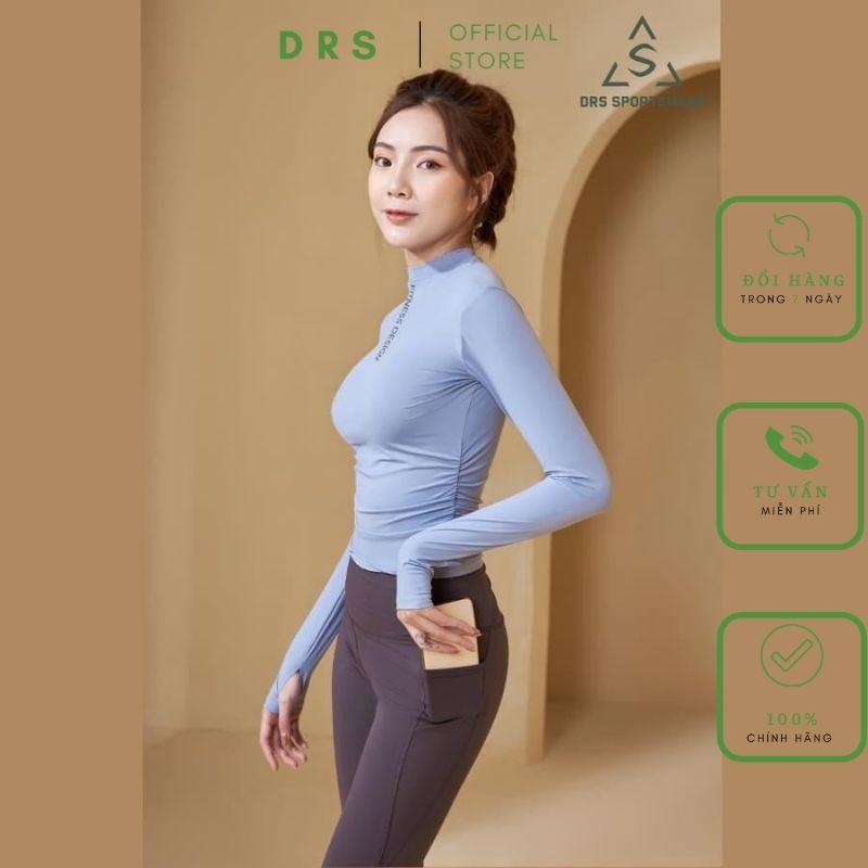 Quần thể thao nữ DRS, quần legging nữ tập gym DRN47 với thiết kế đai nơ xinh xắn, dễ thương, cá tính