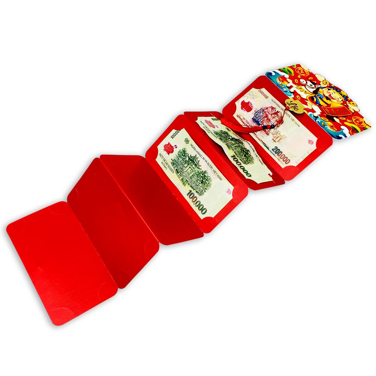 Bao Lì Xì Gấp 6 Ngăn - Teenage - Mẫu 4