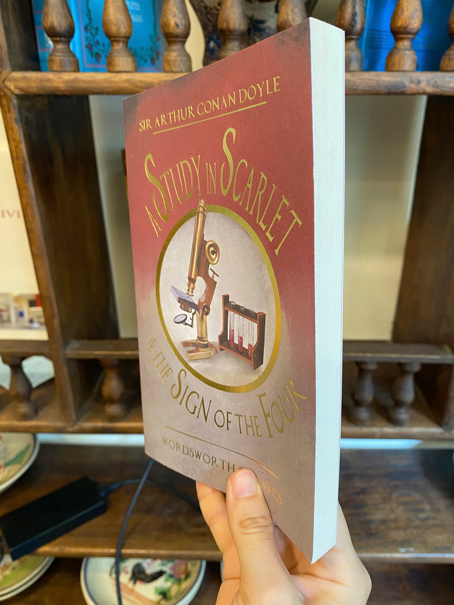 Sách - Study in Scarlet & the Sign of the Four by Sir Arthur Conan Doyle -Tiểu thuyết trinh thám