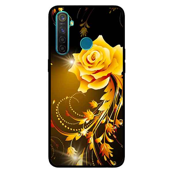 Ốp Lưng in cho Realme 5 Mẫu Hoa Hồng  - Hàng Chính Hãng