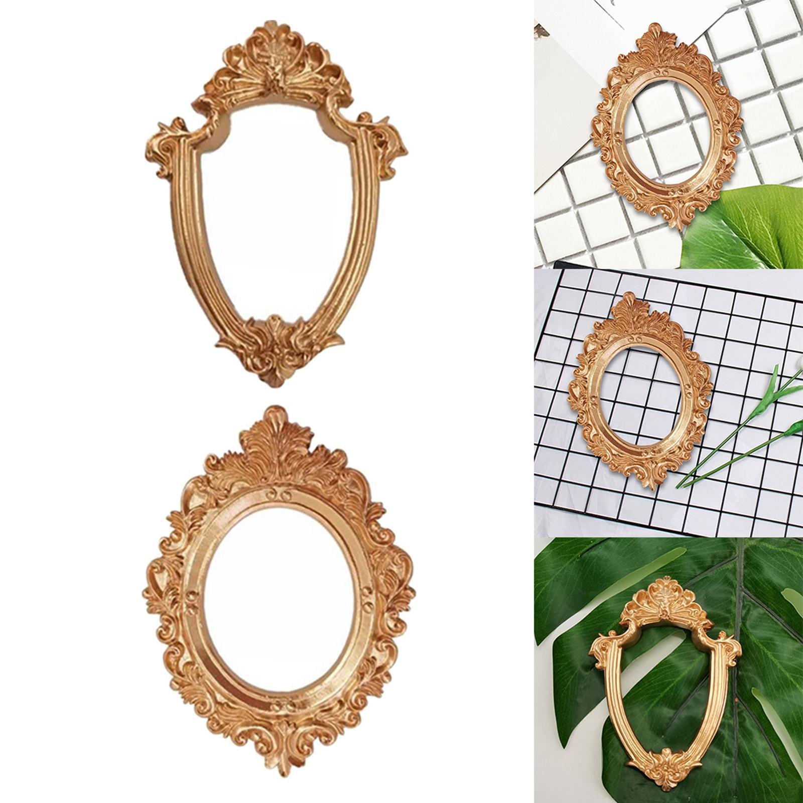 2x Antique Picture Frame Pictures Holder for Christmas Hallway Decor