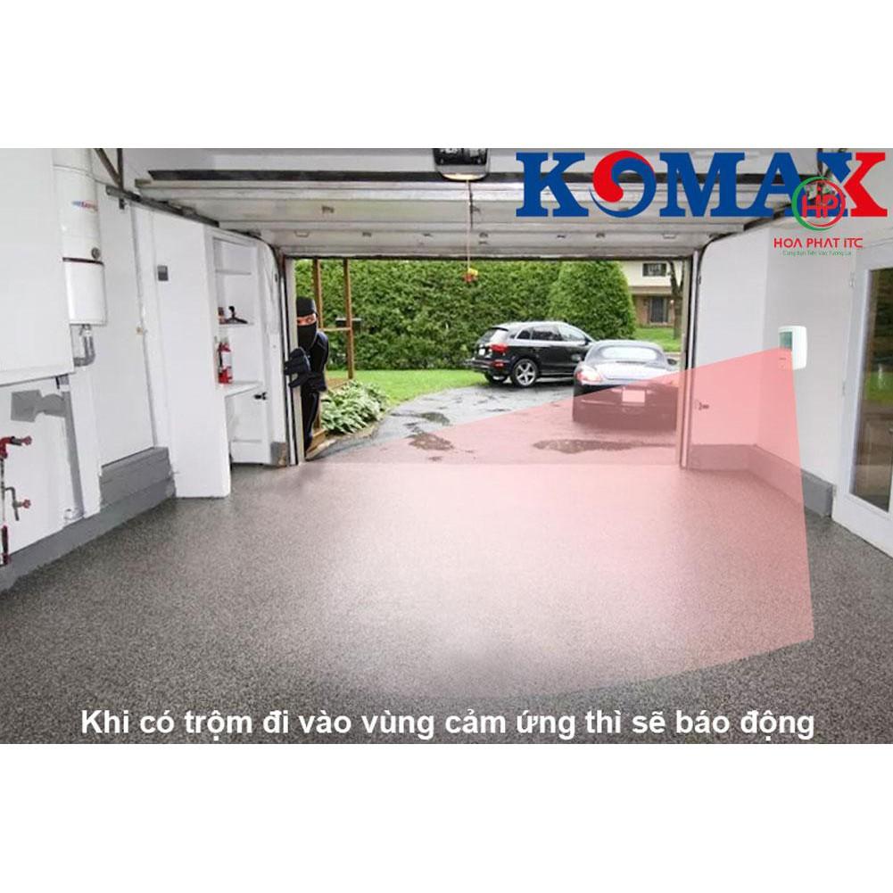 Báo trộm hồng ngoại dùng pin Komax KM-X20 cao cấp - Hàng chính hãng