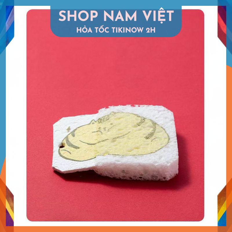 Mút Rửa Chén Cotton Gỗ Sinh Thái Dạng Nén