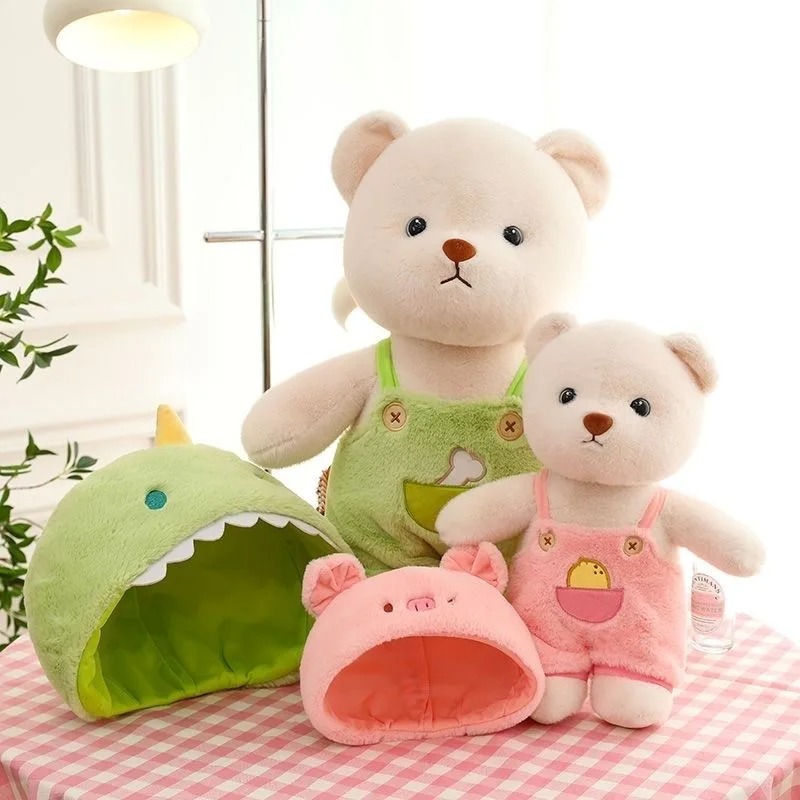 Thú nhồi bông lena cosplay vịt, heo, thỏ, khủng lòng đáng yêu - Size 30cm đến 55cm - Quà tặng gấu bông lena cosplay sễ thương