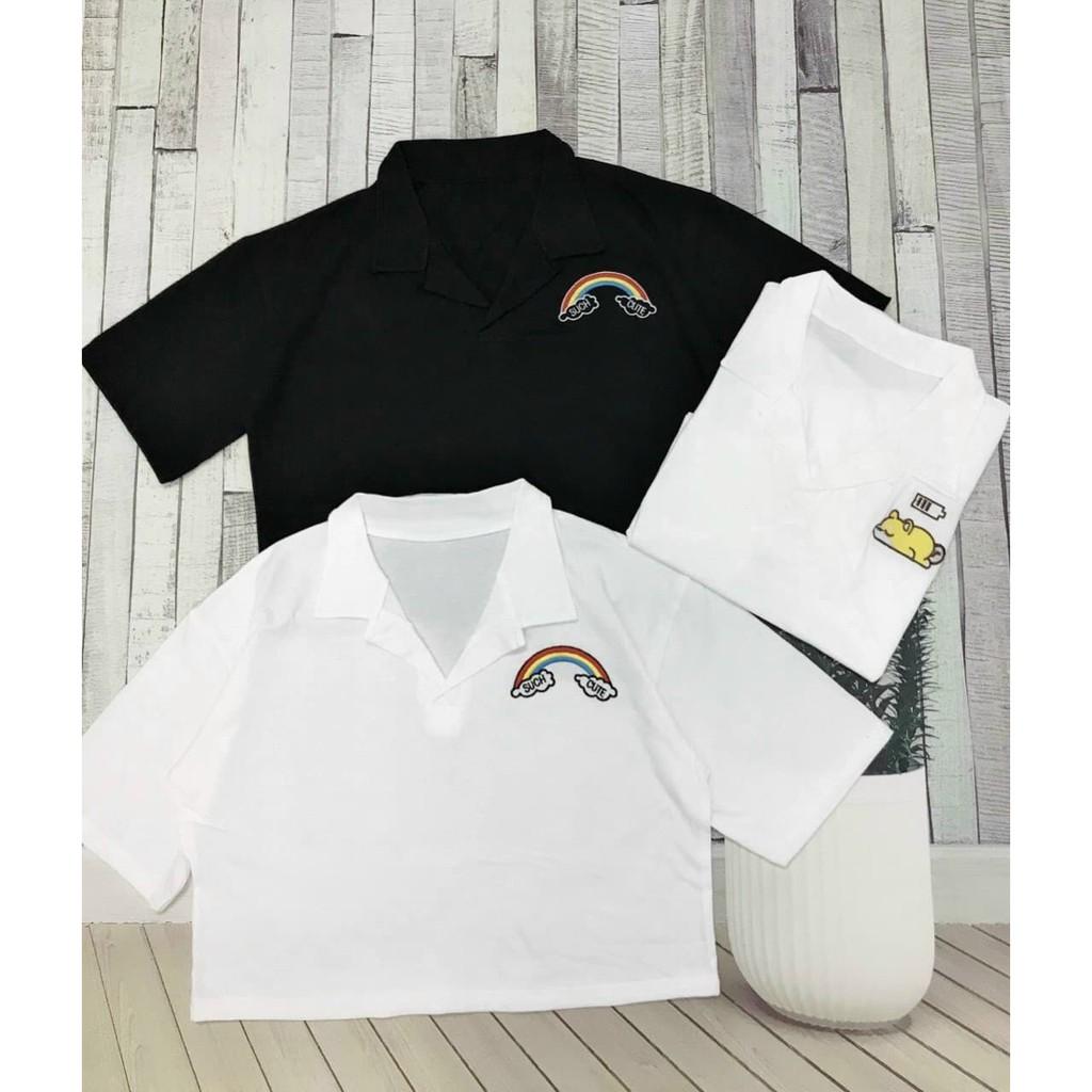 ÁO THUN CROPTOP CÓ CỔ CAO CẤP SHOP PHƯƠNG CHÂU