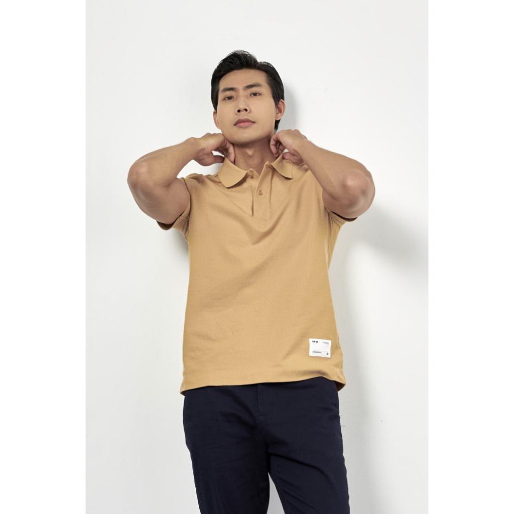 Áo Polo Nam Trơn Cổ Dệt Gân To Form Fitted - 10S23POL066 | LASTORE MENSWEAR