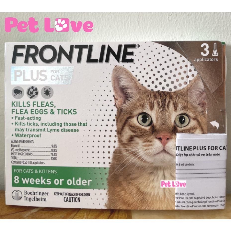 1 Tuýp Frontline Plus Nhỏ Gáy Trị Ve, Rận, Bọ Chét Trên Mèo