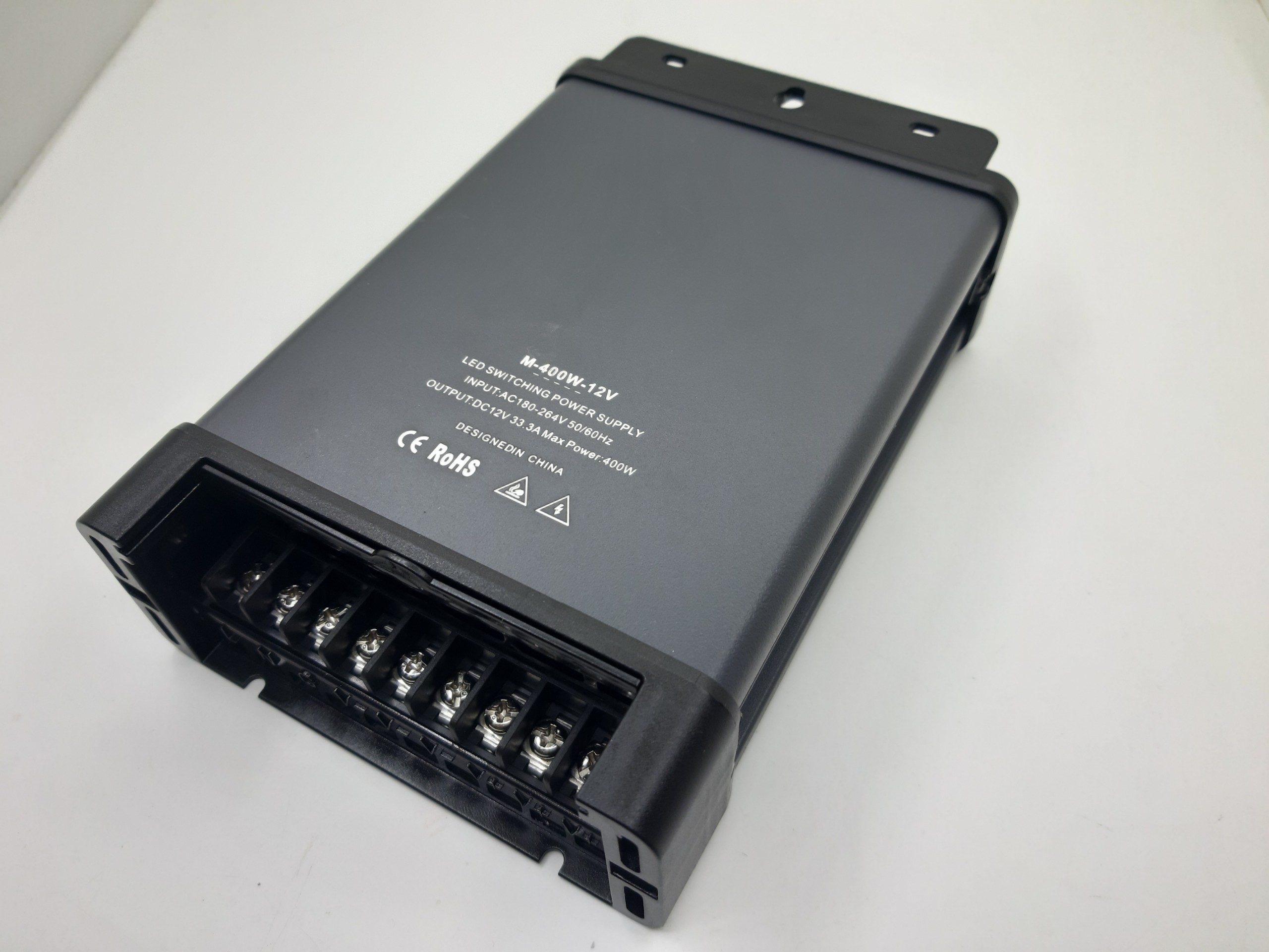 Nguồn LED 12V33A, nguồn vỏ nhôm, ngoài trời - Nguồn 12V400W