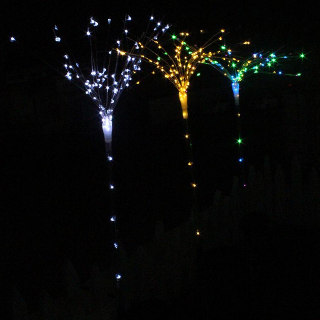 Set of 2 Firework DIY String Light Solar Xmas Wedding Party Fairy Lights NEW