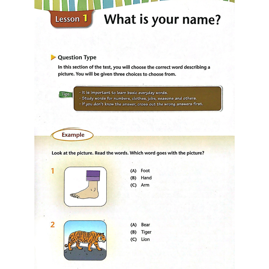 Preparation Book For TOEFL Primary Step 1