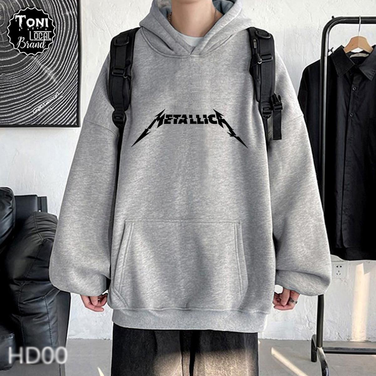 Áo Hoodie Local Brand Metalick Ullzang nỉ bông dày nam nữ Unisex (HD1200L - Kèm Video Ảnh Thật)