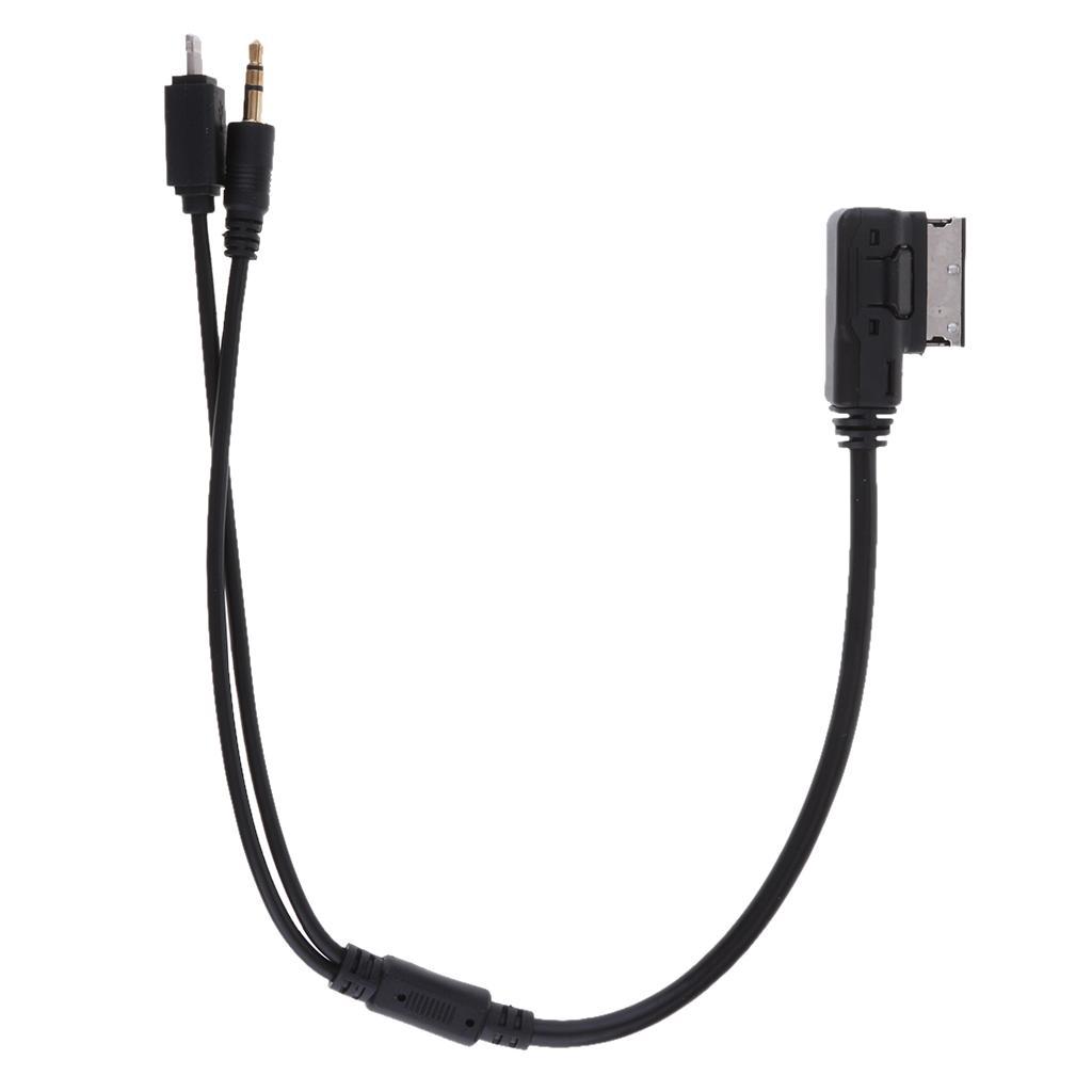 AMI 3.5mm AUX Adapter Charger Cord For IPod IPhone 5 6 Audi VW A3 A8 Q7