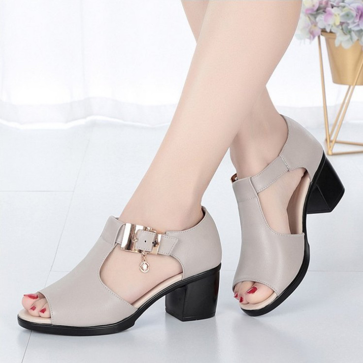 Giày Sandal nữ cao gót Phong Cách Hàn Quốc SDAN115