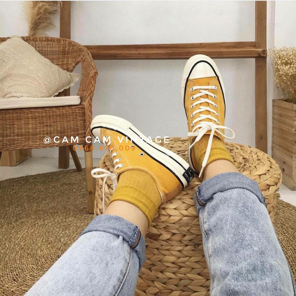 TẤT CAO CỔ NỮ VỚ CAO CỔ NỮ TẤT VINTAGE KOREAN BASIC SOCKS TẤT VỚ UNISEX