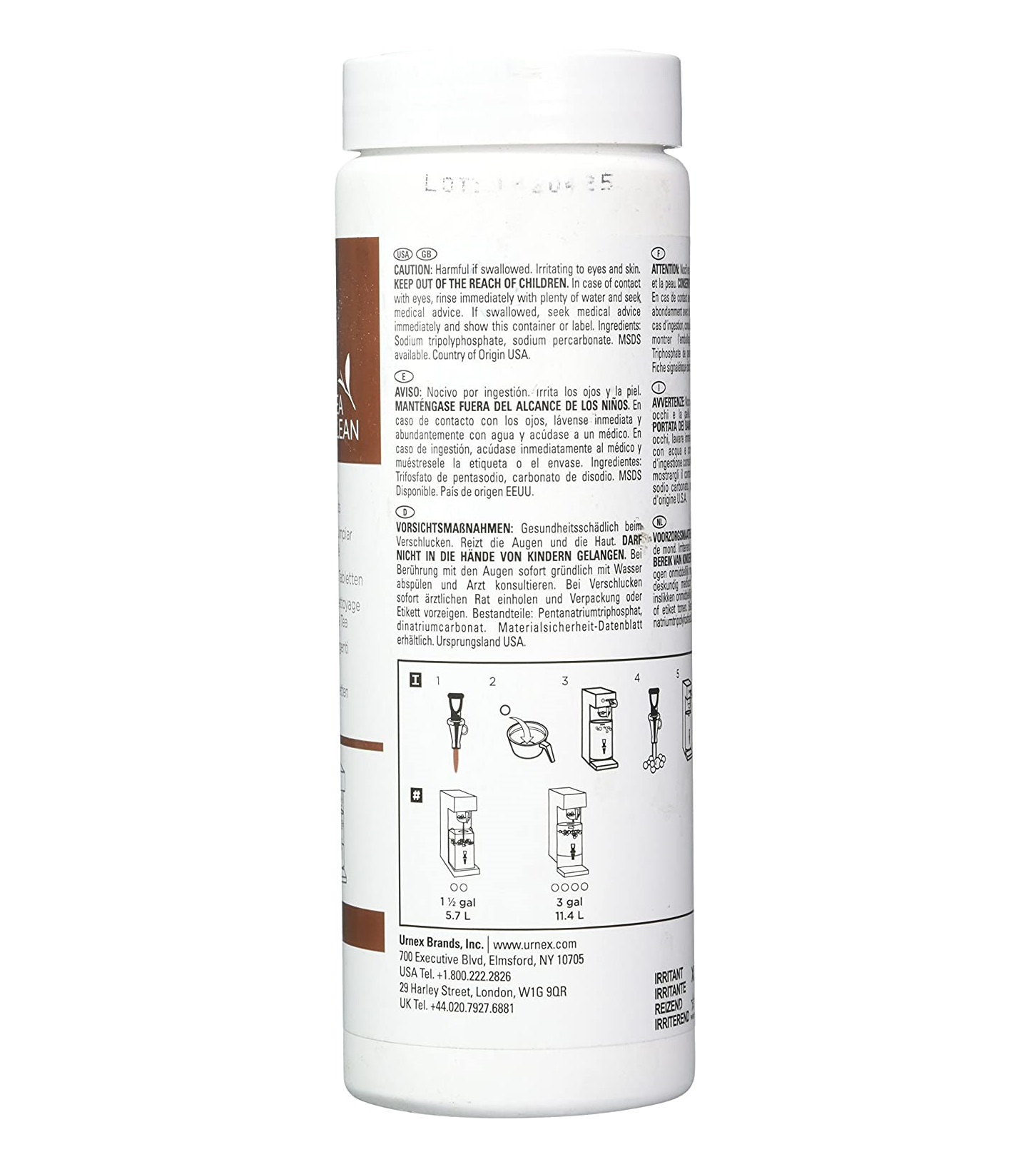 Hộp 120 Viên Nén Vệ Sinh Dụng Cụ Pha Trà Urnex Tabz Tea Clean 120x4g Xuất Xứ Mỹ
