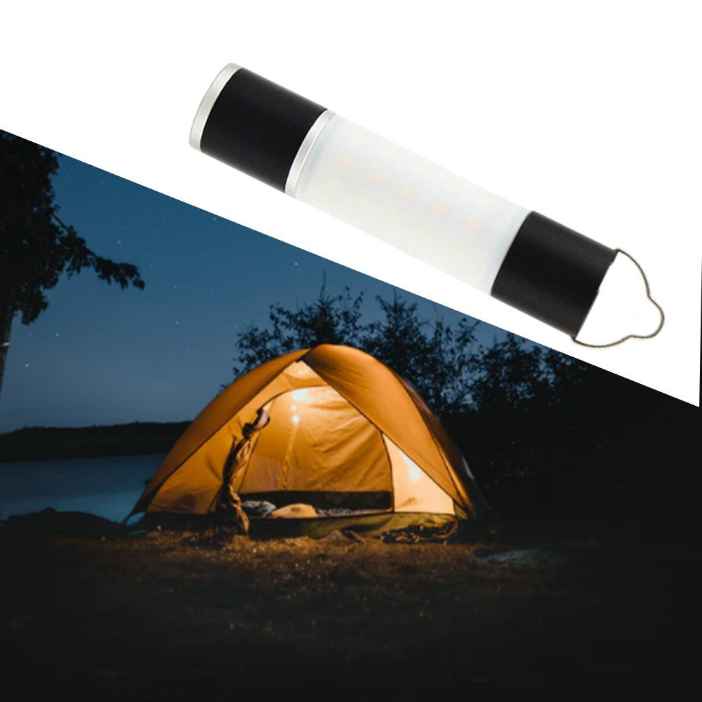 LED Camping Flashlight Rechargeable Picnic Light  Hiking Green