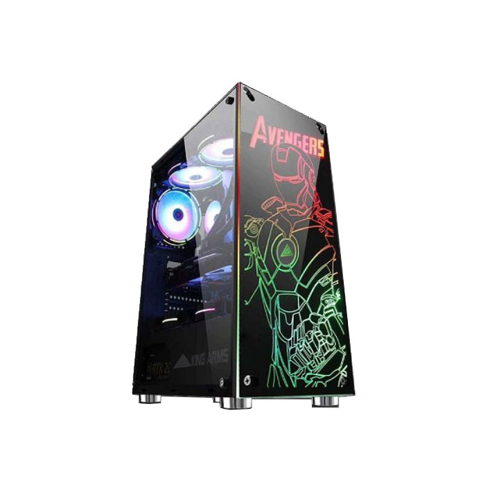 Thùng Máy Tính Case VSP Gaming KA-260 Tích Hợp LED RGB - Hàng nhập khẩu