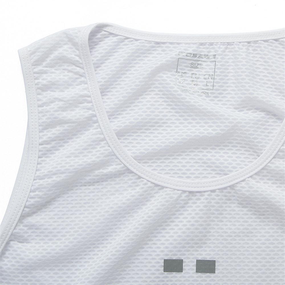 Nam giới Không tay đi xe đạp Áo lót nhanh khô Xe đạp cơ sở Lớp áo vest mùa hè Chạy bộ Vest đàn hồi thoáng khí Quần áo thể thao