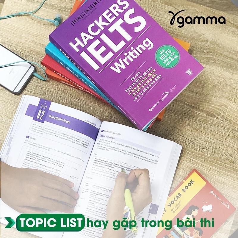 Hackers IELTS (Có File Nghe): Listening + Reading + Writing + Speaking (Bộ 4 Cuốn/Lẻ, Tái Bản Mới Nhất - Gamma)