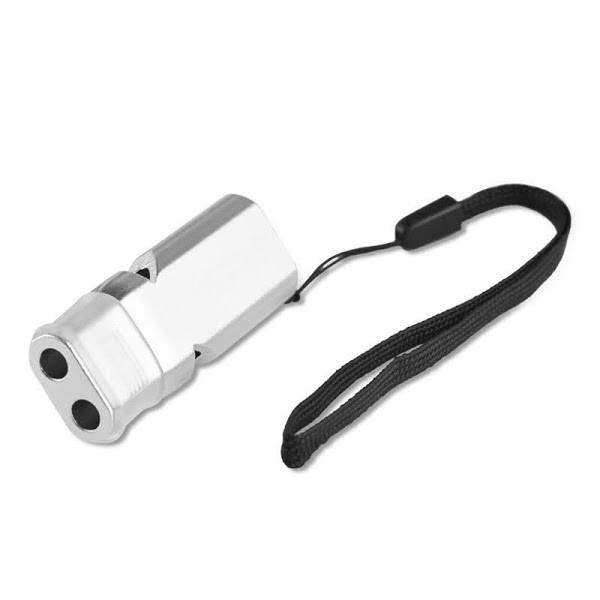 Còi nhôm âm kép cao cấp huấn luyện chim săn mồi thú cưng