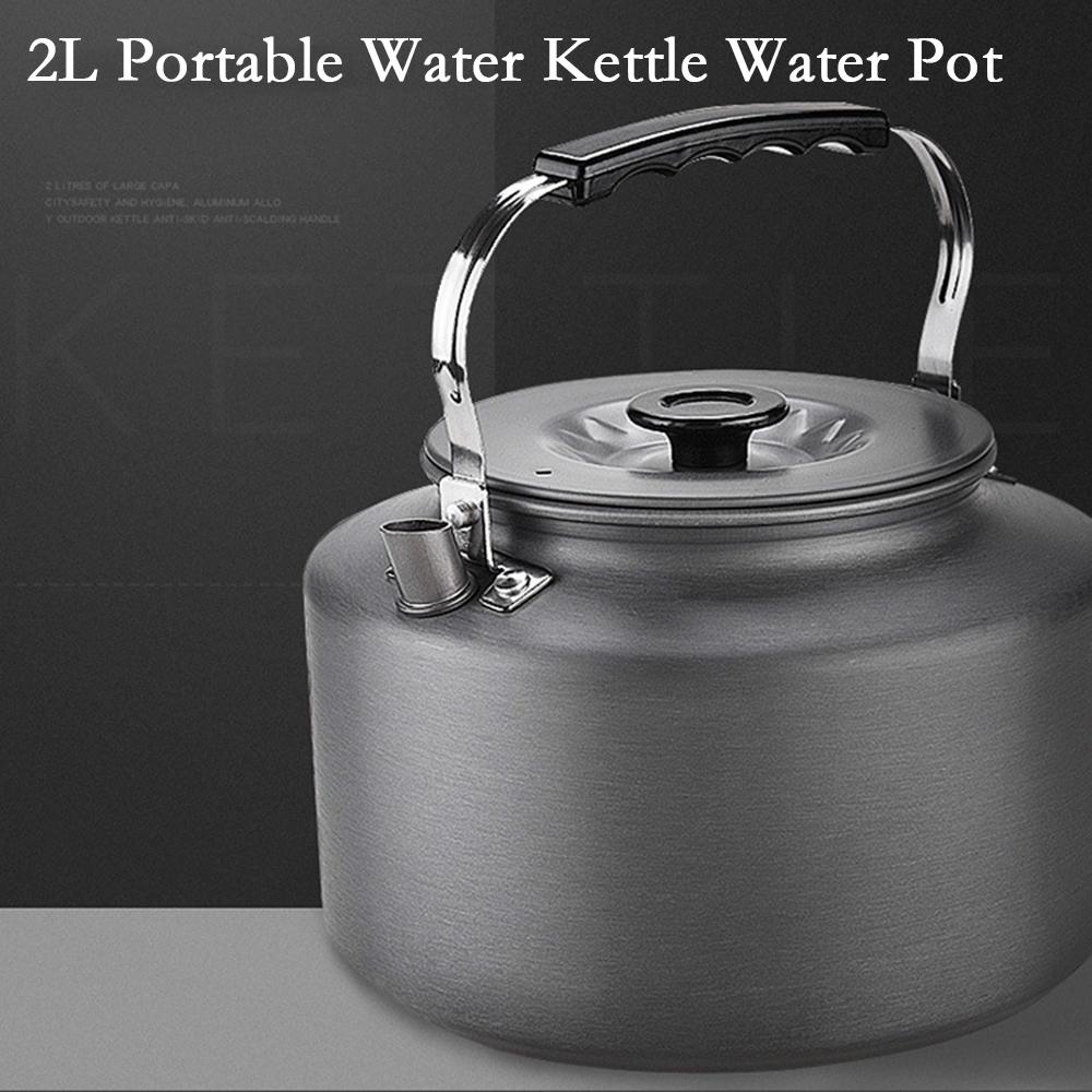 Ấm đun nước di động 2L bằng hợp kim nhôm cao cấp