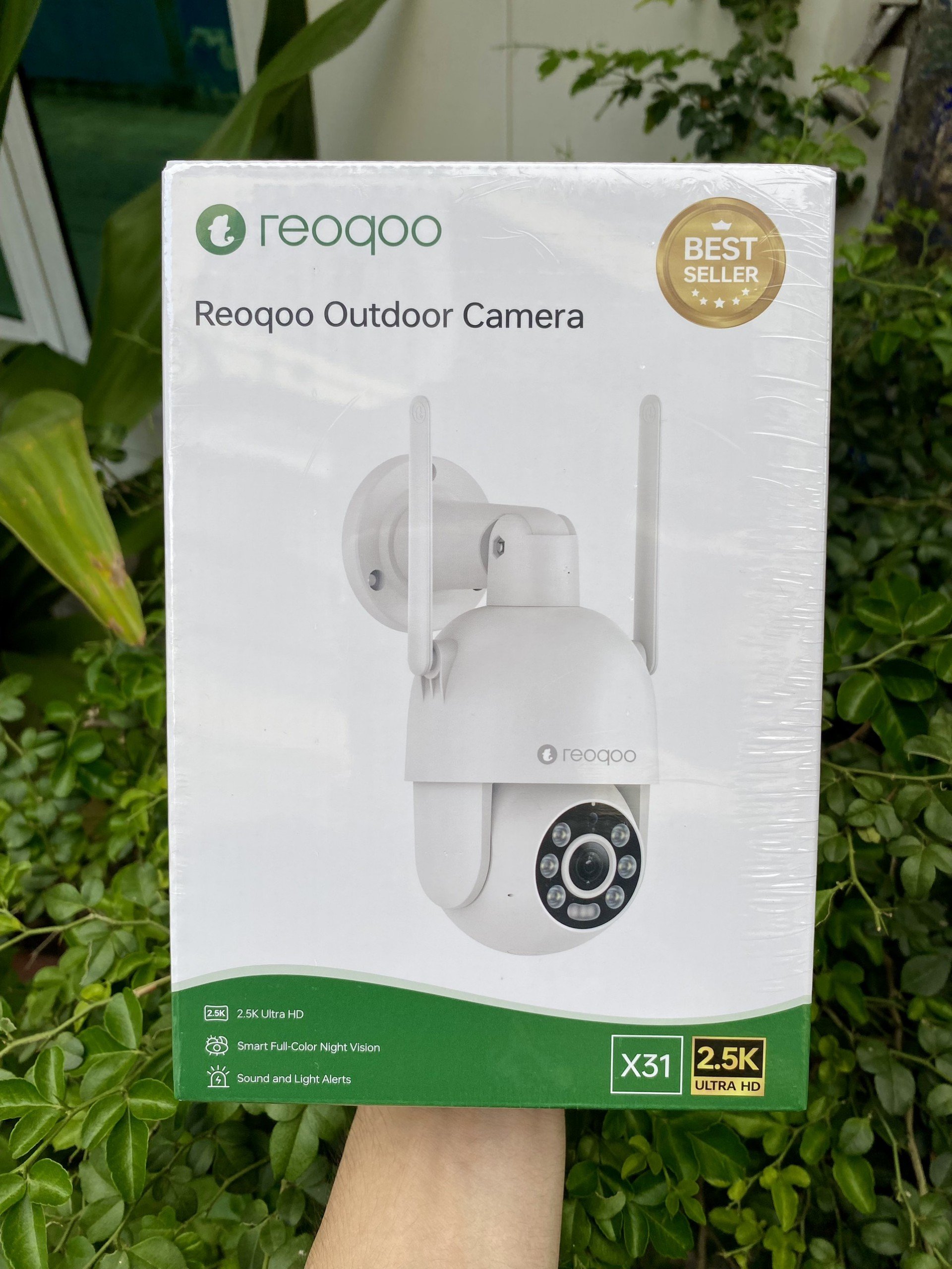 Camera AI ngoài trời Reoqoo 2,5K 4MP XT-X31B - Hàng Chính Hãng