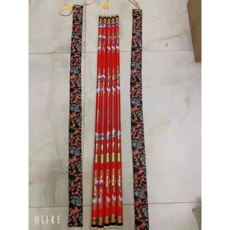 Cần câu tay 8H dài 6m3 carbon rồng đỏ cần tải cá lên tới 10kg y hình y hình 87ahsjkalasa18