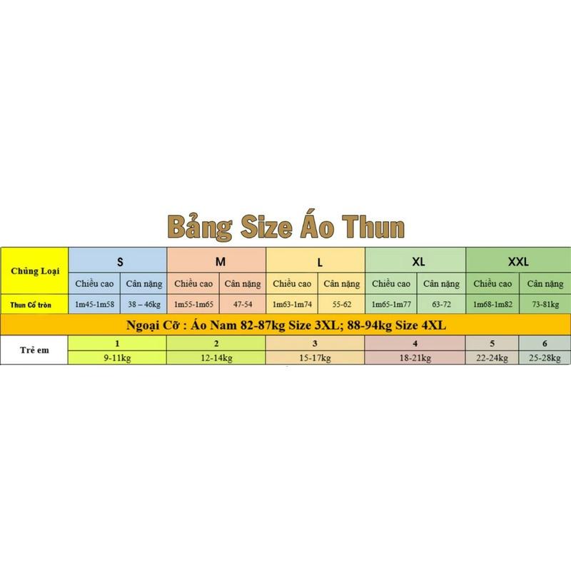 Xả Hàng Áo thun trơn Nam nữ