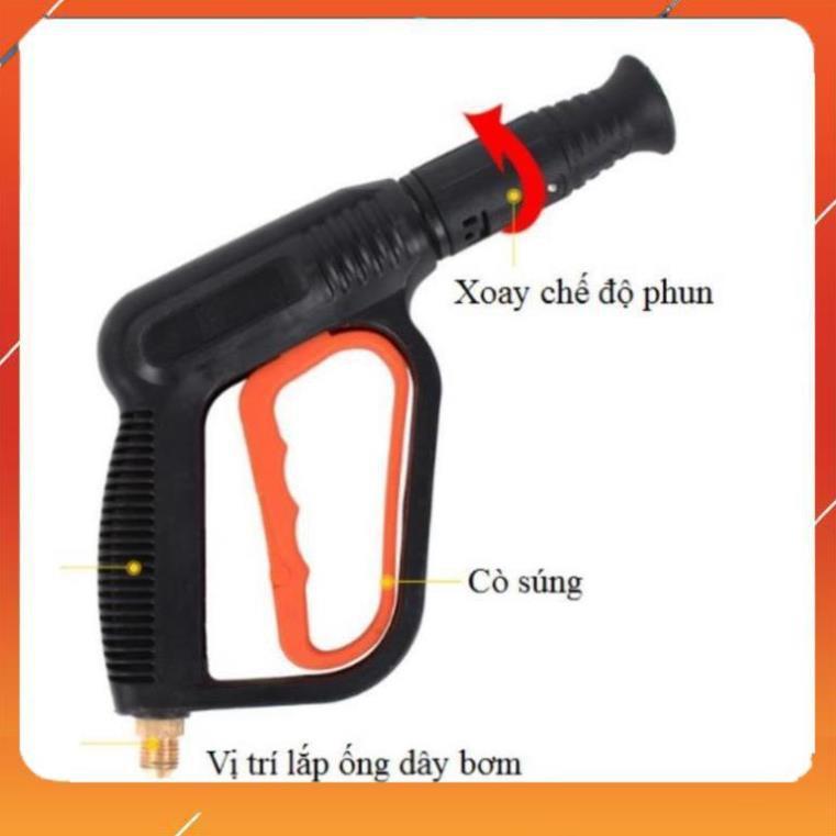 Vòi tưới cây rửa xe️️Evoucher Vòi phun xịt nước rửa xe tưới cây tăng áp lực 206660
