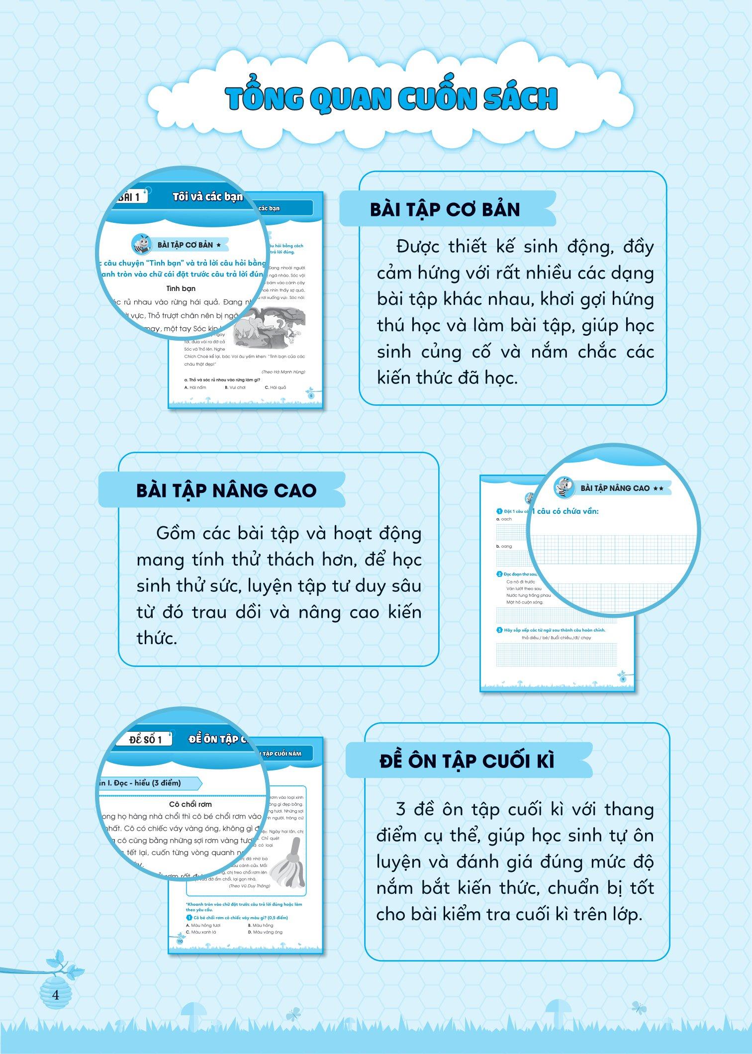 Bài Tập Bổ Trợ Tiếng Việt Cơ Bản Và Nâng Cao Lớp 1 - Tập 2