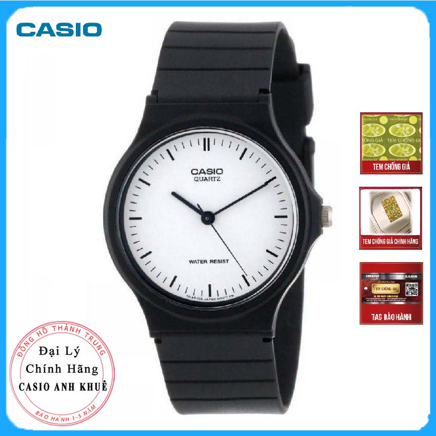 Đồng Hồ Nam Dây Nhựa Casio MQ-24-7ELDF - Đen