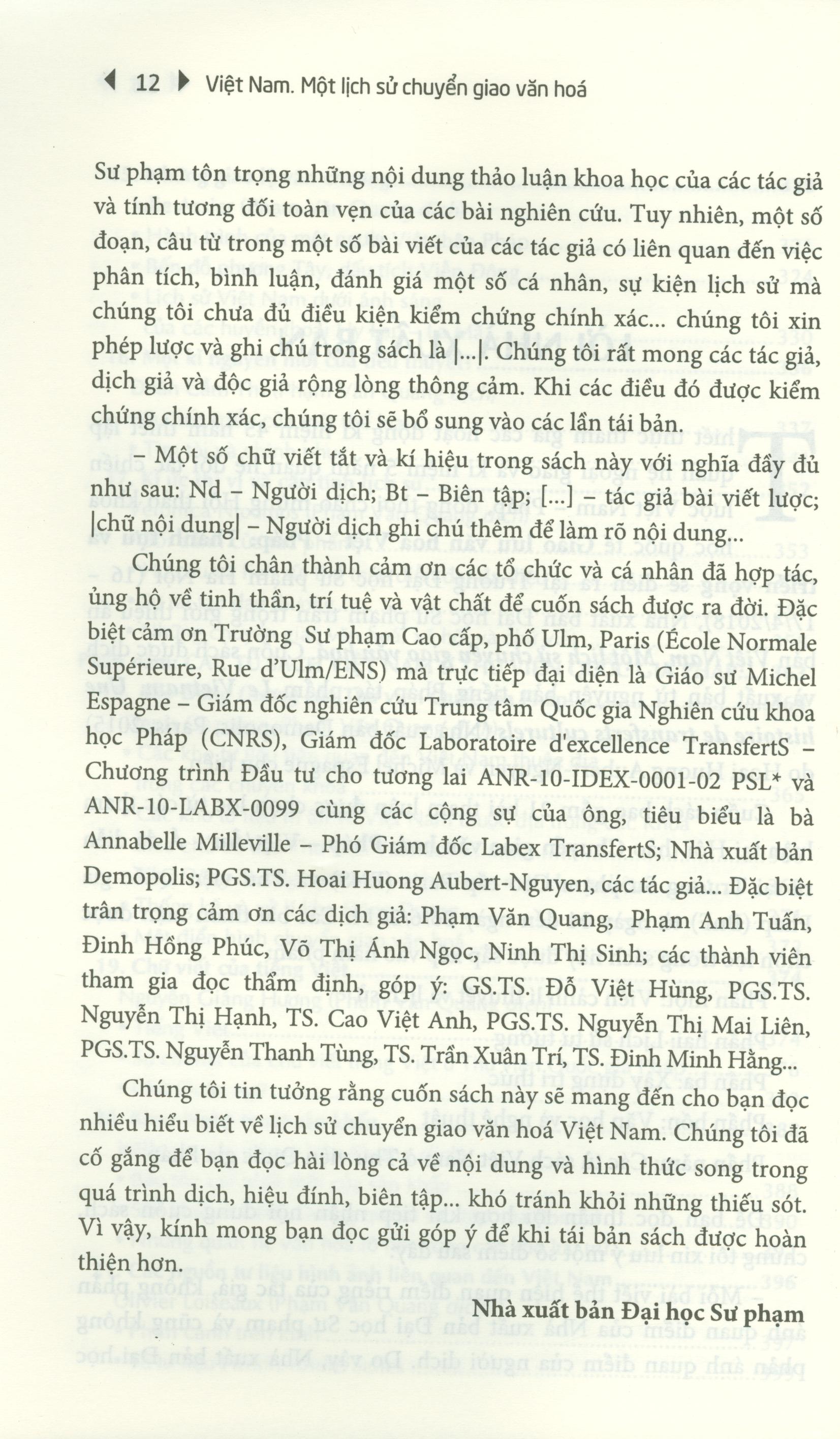 Việt Nam Một Lịch Sử Chuyển Giao Văn Hóa