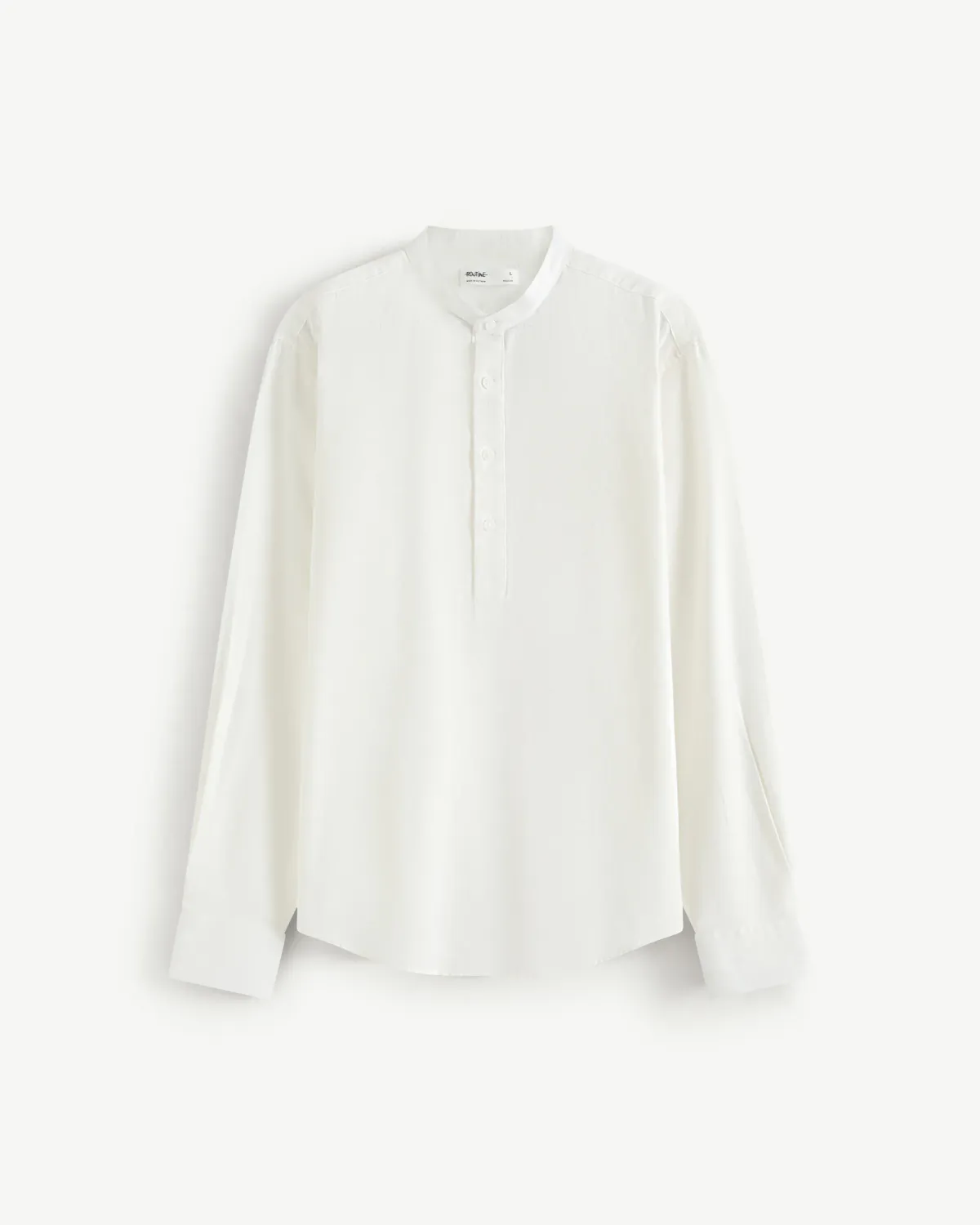 Áo sơ mi nam trụ giữa vải linen Form Regular - ROUTINE 10S26SHL007