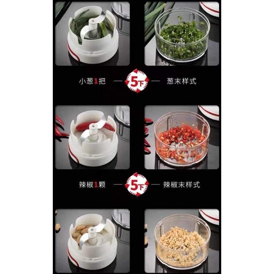DỤNG CỤ XAY TỎI MINI team yêu bếp