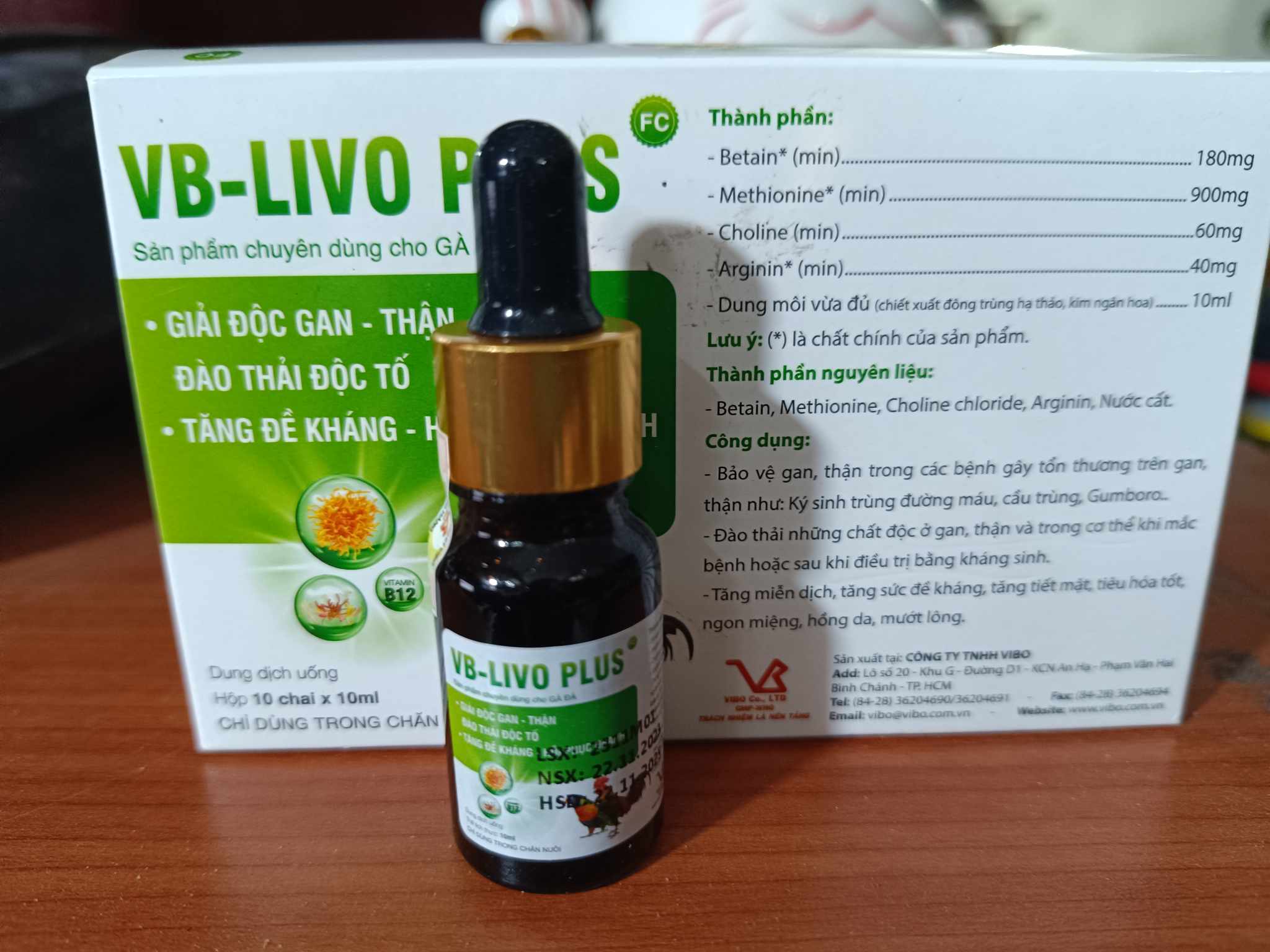 1 lọ LB-LIVO PLUS giải độc gan tăng sức đề kháng cho chim, vẹt, yến phụng