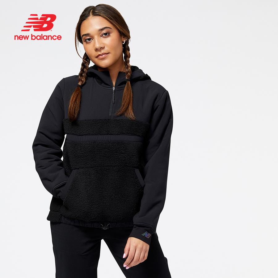 Áo thun tay dài thể thao nữ New Balance APP RUNNING LONG SLEEVES T-SHIRT W BLACK - WT23285BK (form quốc tế