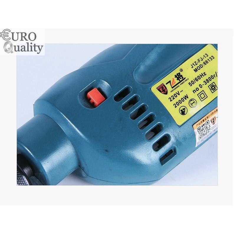 Bộ khoan điện cầm tay gồm máy + nhiều mũi khoan công suất lớn RJ001