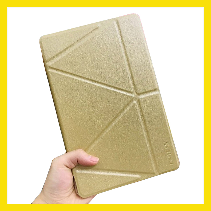 Bao Da Chính Hãng Onjess Dành Cho iPad 2/3/4 Lưng Silicon Chống Sốc, Gấp Chữ Y Dựng Đứng Và Ngang Tiện Lợi - Hàng Chính Hãng