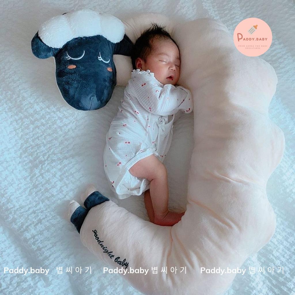 Gối cừu chữ C đa năng Good night baby Ellusben Hàn Quốc - made in Korea