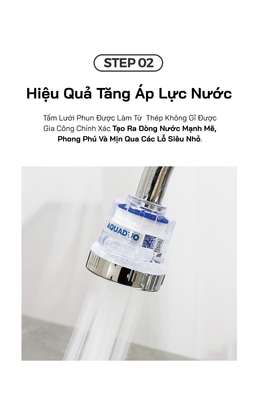 Vòi rửa chén tăng áp AquaDuo SF-1000A