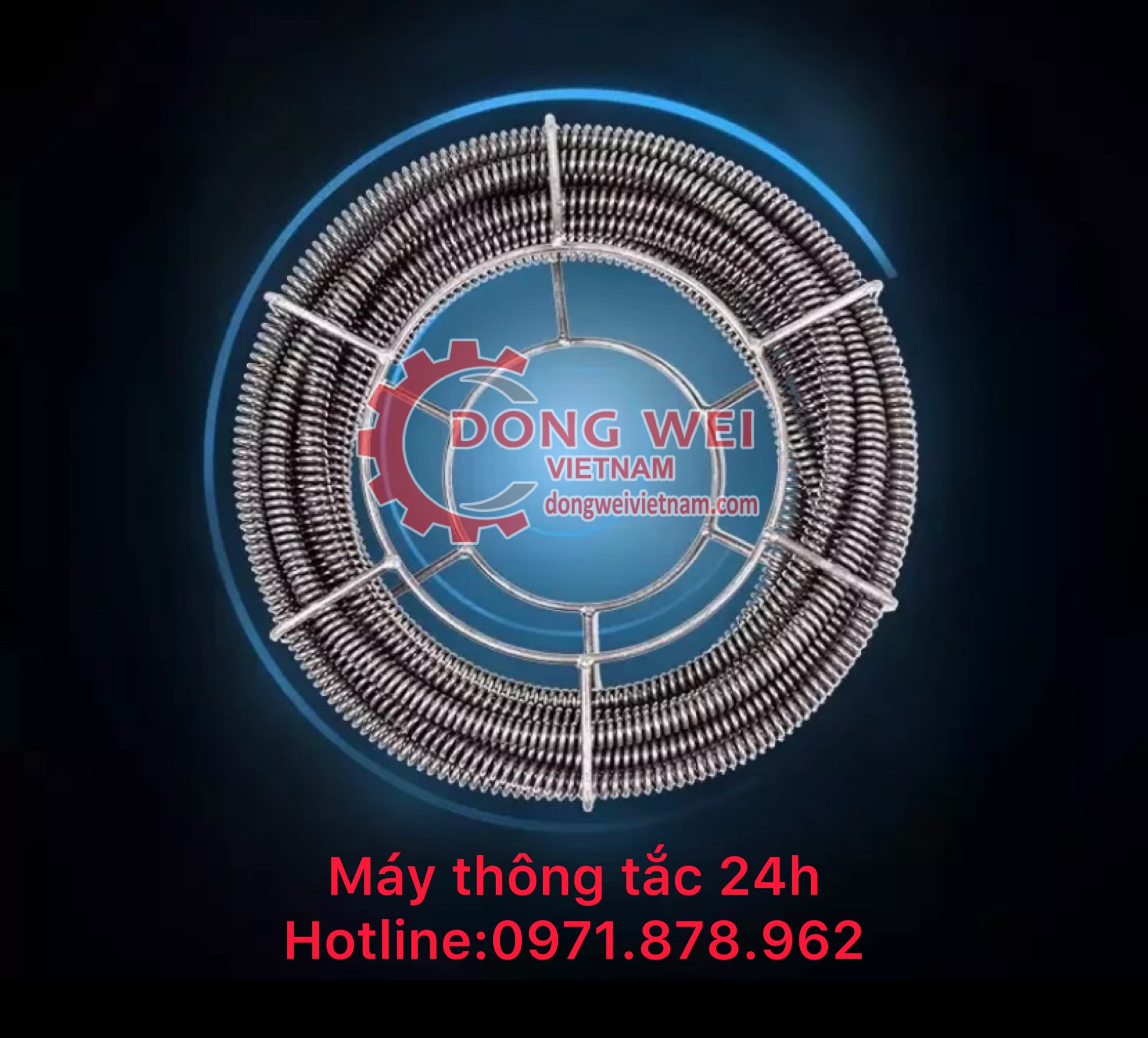 Máy thông cống GQ150-2200w kèm 3 cuộn dây đường kính 8,16,22mm