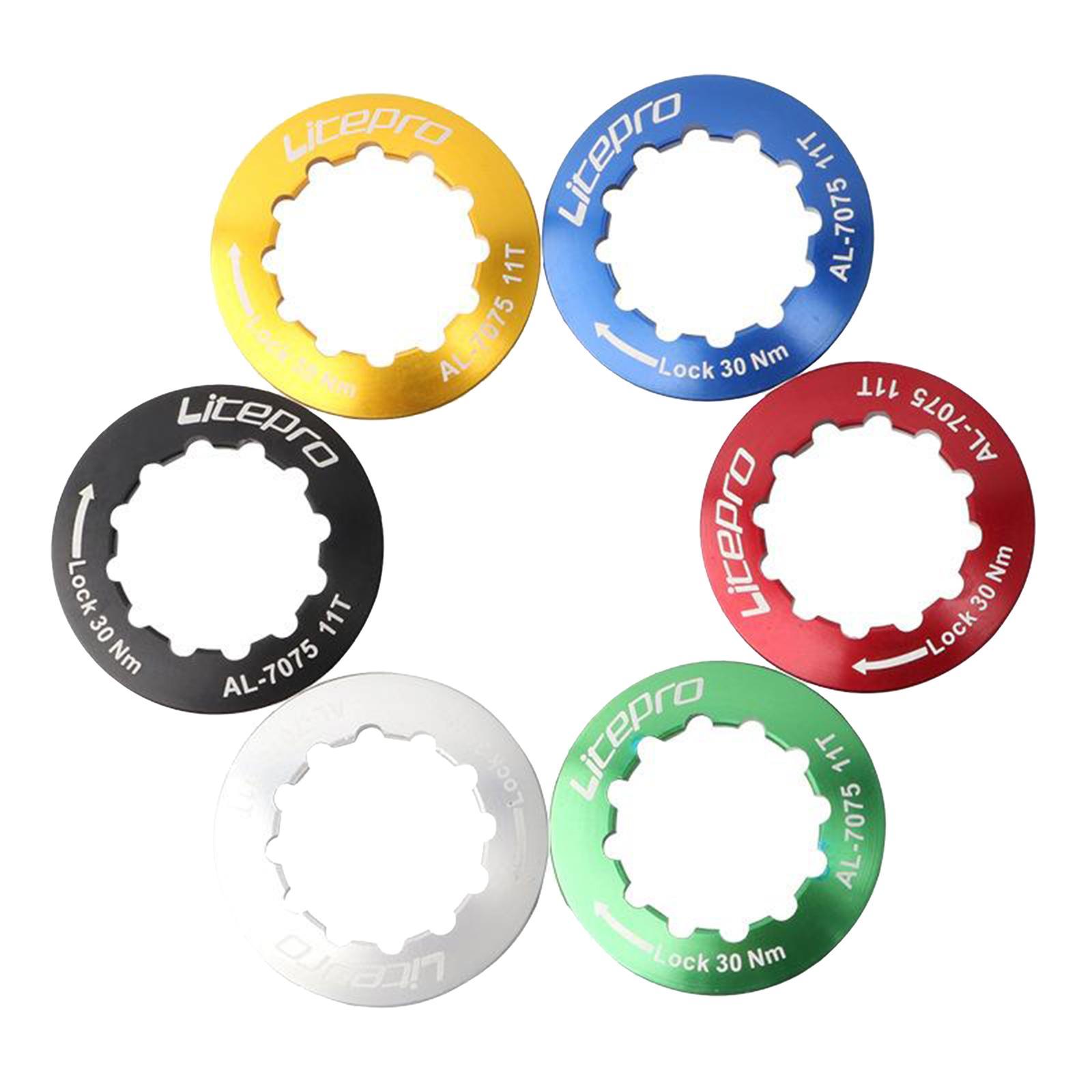 Aluminum Alloy Cycling 11T Cassette Cover Bike Freewheel Fixing Bolt Screw 11 Flywheel Locking Cap Lid