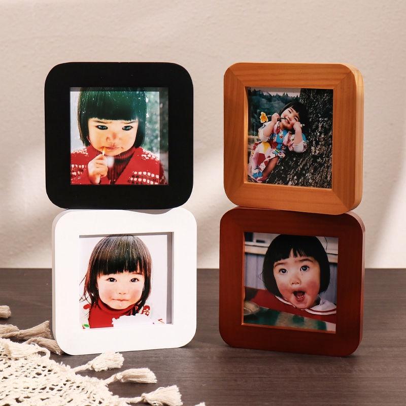 Khung Ảnh Hình Vuông Cỡ Nhỏ Để Bàn Trang Trí