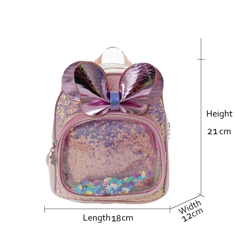 2-6Y Nơ Thiết Kế PU Trẻ Em Ba Lô Mẫu Giáo Schoolbag Hoạt Hình Trẻ Em Ba Lô Trẻ Em Học Túi Dễ Thương Bé Gái Lưng