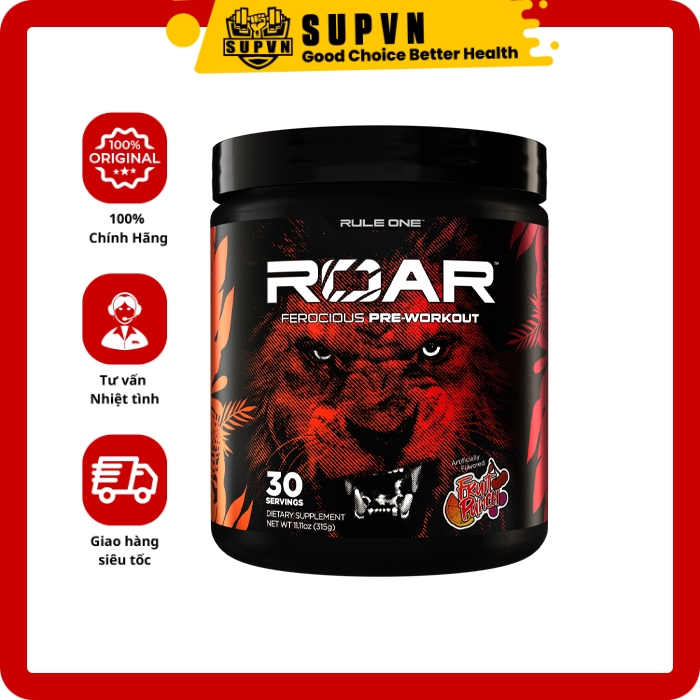 Rule 1 Roar Pre Workout Tăng Sức Mạnh 30 Lần Dùng